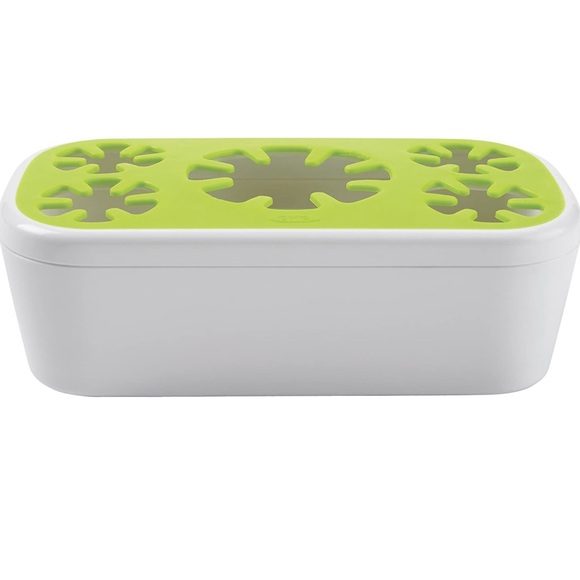 OXO KIDS TOOTHBRUSH HOLDER TOT TOOTHBRUSHING STATION GREEN NEW - Picture 5 of 5